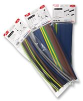 308-30616 Heatshrink, 3:1, 6mm, MIX Col, PK15 HELLERMANNTYTON
