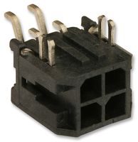 43045-0407 Connector, Header, 4Pos, 2Row, 3mm Molex