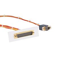 SM4-15 D Sub Backshell, 45/180DEG, 15Pos, DA Omega