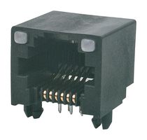 43860-0008 Modular Conn, R/A Jack, 6P6C, 1PORT, Th Molex