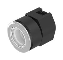 704.012.718 Pushbutton Actuator, Round, Clear, 35mm Eao