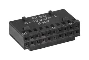 87631-1 Connector Housing, Rcpt, 6Pos, 2.54mm Amp - Te Connectivity