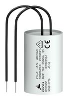 B32355C4255J019 Cap, 2.5µF, 400VAC, 5%, PP, Can EPCOS