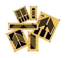 Sgt-3JS/350-SY41 Strain Gauge, 350 OHM, 3mm L, 2.4mm W Omega