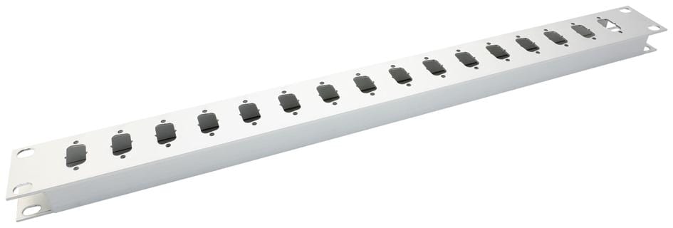 OSSI Patch Panels KK1A-8-SUB-D9 PATCH PANEL, D SUB, DE9, 8PORT, 1U OSSI 2915358 KK1A-8-SUB-D9
