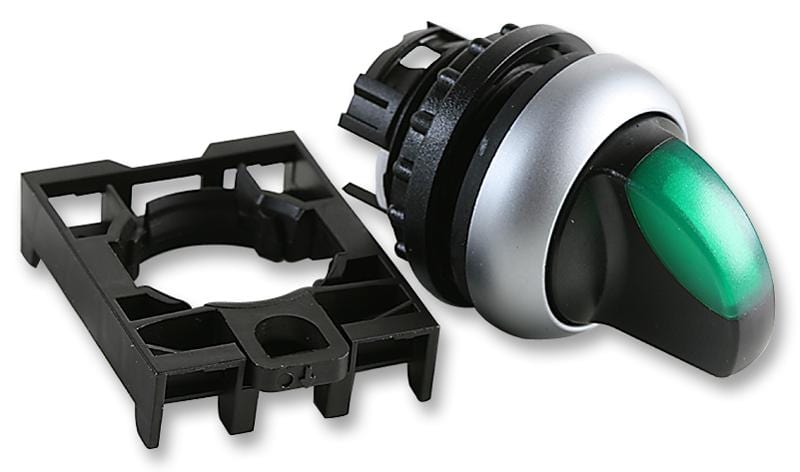EATON MOELLER Actuators M22-WRLK3-G+M22-A ACTUATOR, GREEN, 3WAY EATON MOELLER 3718281 M22-WRLK3-G+M22-A