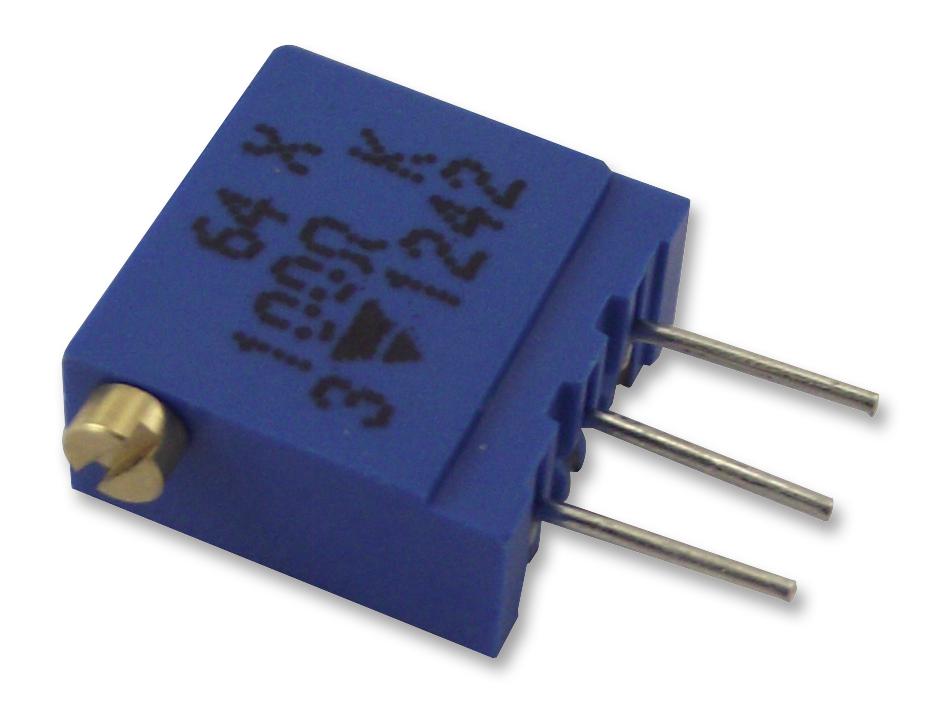 VISHAY Potentiometers / Trimming M64X202KB40 TRIMMER, POT, 2K, 23TURN, THD VISHAY 9608478 M64X202KB40