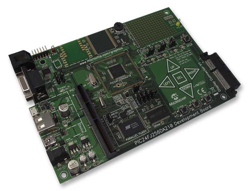 DM240312 J256DA210, TFT LCD, DEV BOARD MICROCHIP
