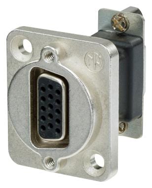 NEUTRIK D Sub Adapters NADB15FF HIGH DENSITY D-SUB ADAPTER, 15POS, RCPT NEUTRIK 2543759 NADB15FF