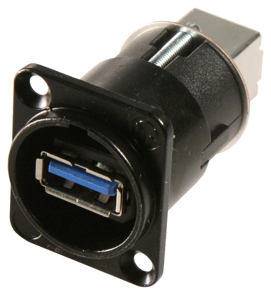 NEUTRIK USB Adapters NAUSB3-B USB ADAPTER, 3.0 TYPE A-TYPE B, RCPT NEUTRIK 2543794 NAUSB3-B