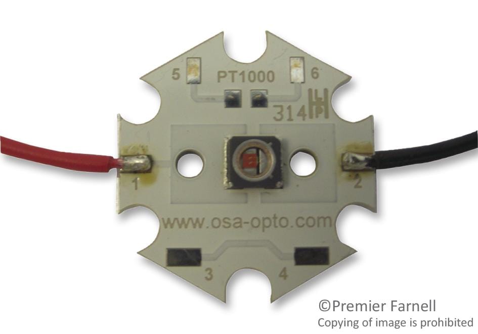 OSA OPTO LIGHT LED Modules, Single Colour OCU-440-UE390-STAR LED, STAR-BOARD, UV, 390NM OSA OPTO LIGHT 2313514 OCU-440-UE390-STAR