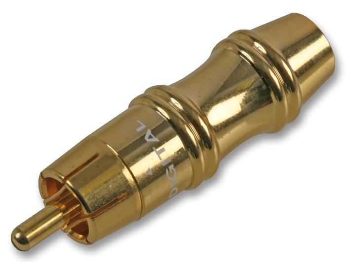 PRO SIGNAL RCA / Phono Audio PSG03214 PHONO PLUG, GOLD, WHITE PRO SIGNAL 3384017 PSG03214