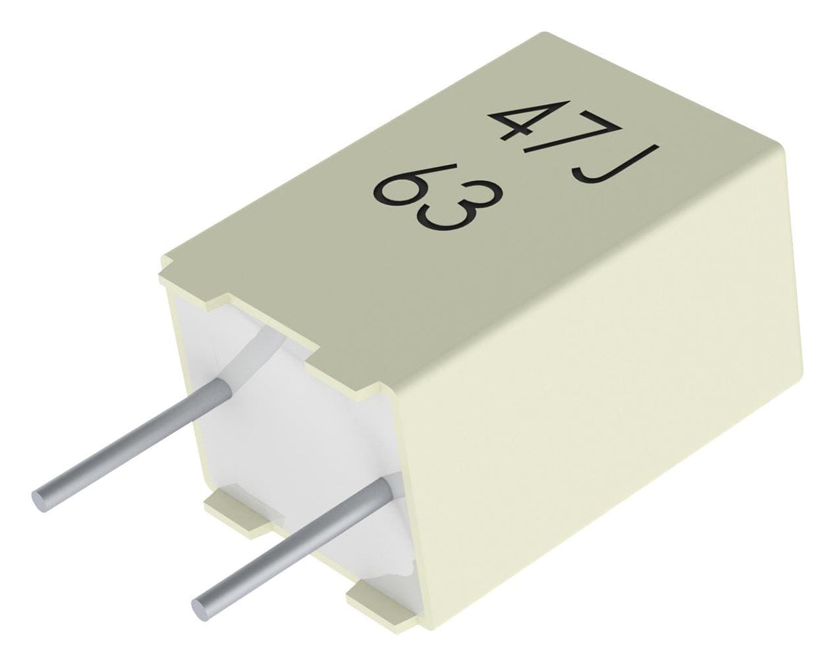 KEMET Film Capacitors R82DC3220DQ60J CAP, 0.22µF, 63V, 5%, PET, RADIAL KEMET 2429338 R82DC3220DQ60J