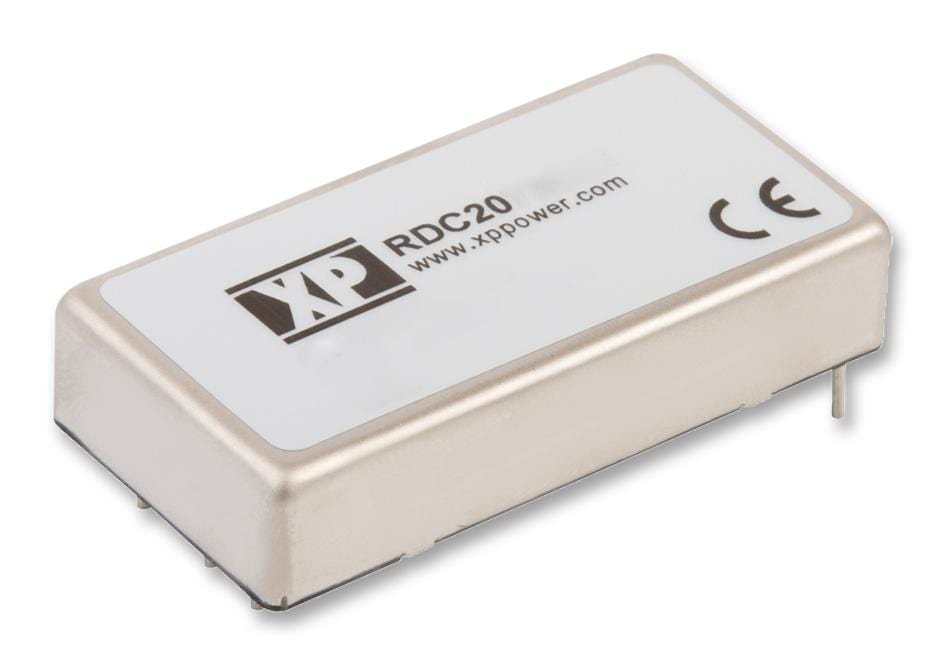 XP POWER Isolated Board Mount RDC20110D05 DC/DC CONVERTER, 20W, +/-5V, 2A XP POWER 2422868 RDC20110D05