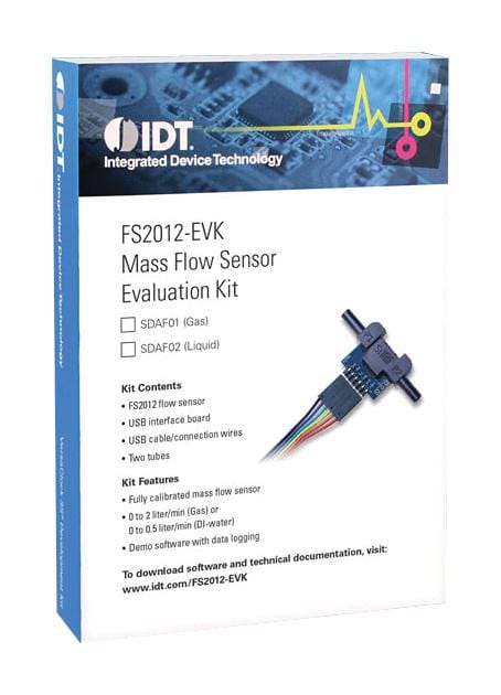 RENESAS Sensing SDAF01 EVALUATION KIT, GAS FLOW SENSOR RENESAS 2858842 SDAF01