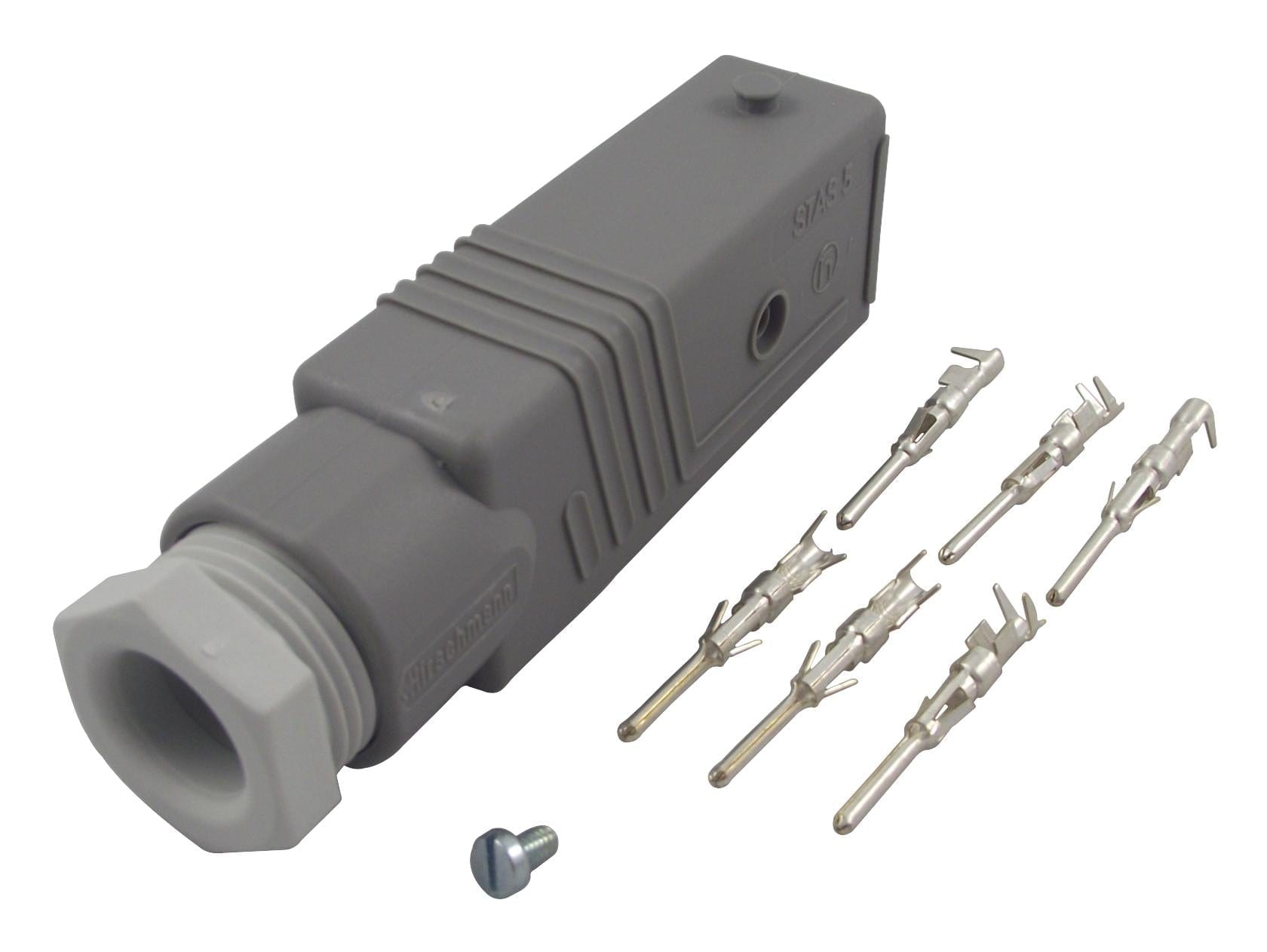 HIRSCHMANN Rectangular Power STAS5 PLUG, FREE, 5+E WAY HIRSCHMANN 1176408 STAS5