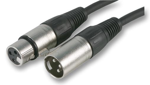 PRO SIGNAL Audio & Video SVC675S-1.5M CABLE, XLR M TO F, 1.5M PRO SIGNAL 8629358 SVC675S-1.5M