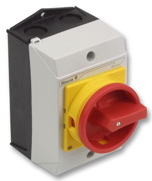 EATON MOELLER Isolator T0-1-102/I1/SVB SWITCH, PLASTIC, ENCL, 20A, 2POLE EATON MOELLER 1225411 T0-1-102/I1/SVB