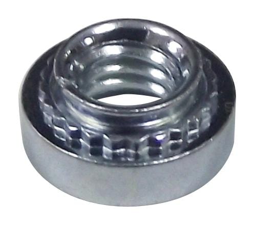 TR FASTENINGS Captive TR-S-M6-2 NUT, SELF-CLINCH, M6, PK50 TR FASTENINGS 7033291 TR-S-M6-2