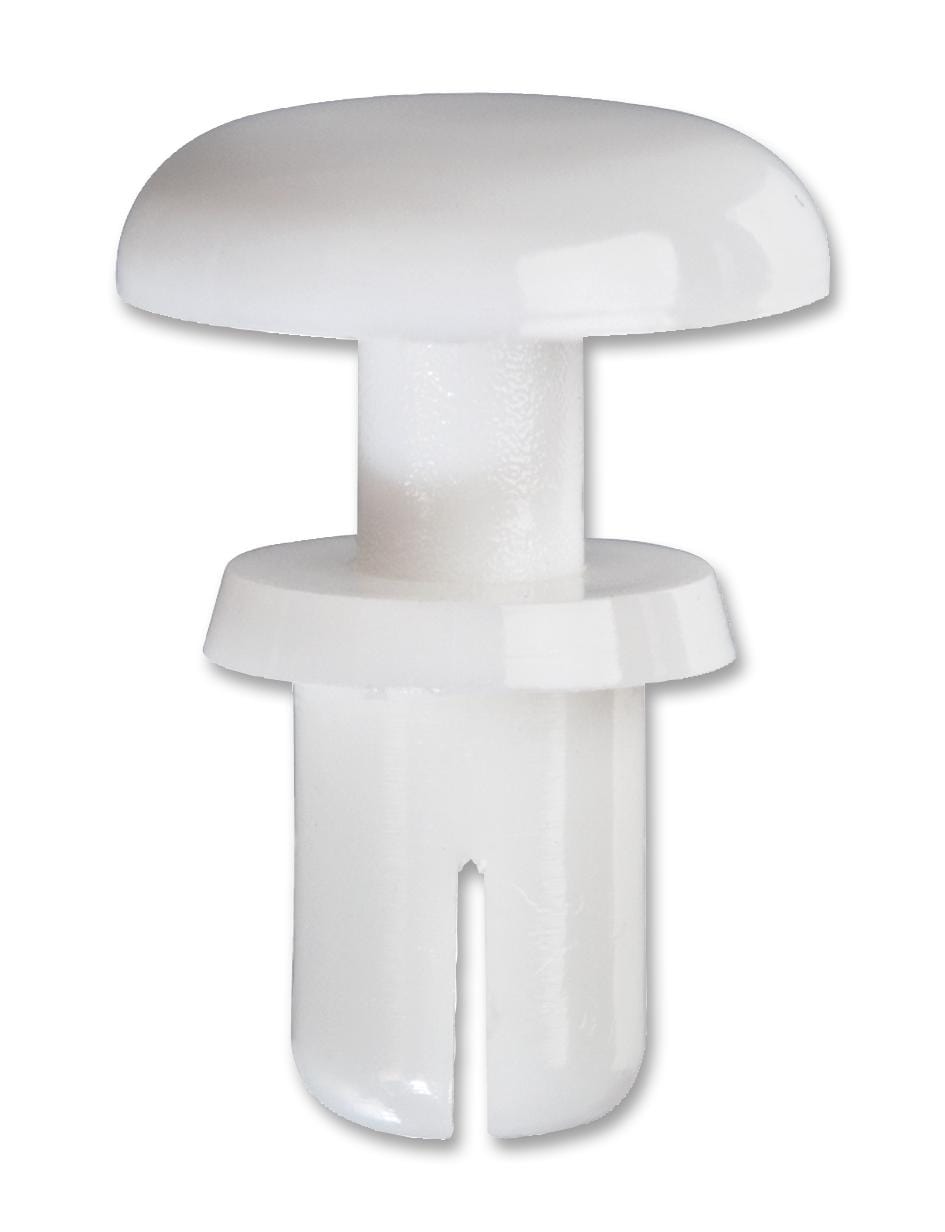 TR FASTENINGS Plastic TRSR 4040 W SNAP RIVET, NYLON 6, 4.2MM, WHITE, PK100 TR FASTENINGS 2954499 TRSR 4040 W