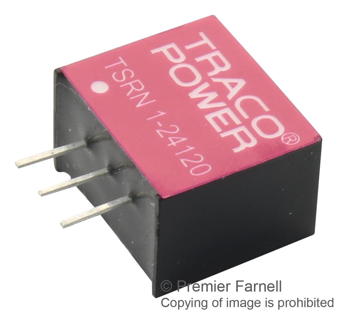 TRACO POWER Linear Regulator Drop In Replacement TSRN 1-2425 DC/DC CONVERTER, SMD, 1A, 2.5V, 2.5W TRACO POWER 2280245 TSRN 1-2425