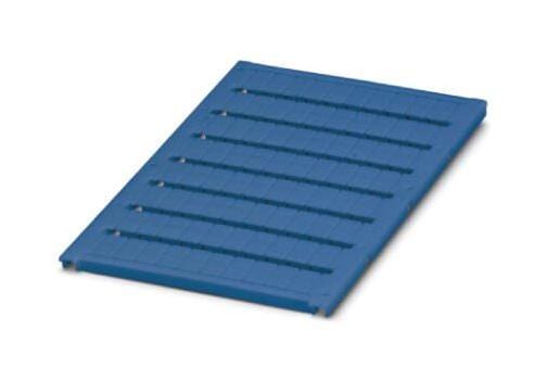 PHOENIX CONTACT Terminal Block Markers UC-TM 6 BU MARKER SHEET, BLANK, 6.2MM, BLUE, TB PHOENIX CONTACT 3242812 UC-TM 6 BU