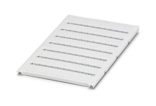 PHOENIX CONTACT Terminal Block Markers UC-TM 6 CUS MARKER SHEET, BLANK, 6.2MM, WHITE, TB PHOENIX CONTACT 3242813 UC-TM 6 CUS