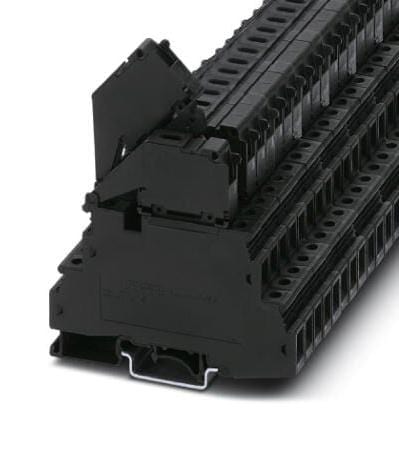 PHOENIX CONTACT Fused UKK 5-HESI (5X20) FUSE MODULAR TB, 4WAY, 12AWG, BLACK PHOENIX CONTACT 3259495 UKK 5-HESI (5X20)