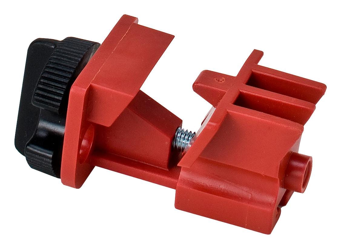 BRADY Lockout UNIVERSAL MULTI-POLE BREAKER LOCKOUT PK1 CIRCUIT BREAKER LOCKOUT, BLK/RED BRADY 3385660 UNIVERSAL MULTI-POLE BREAKER LOCKOUT PK1