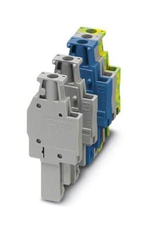 PHOENIX CONTACT Pluggable UPBV 2,5/ 1-L GNYE TERMINAL BLOCK, PLUGGABLE, 1WAY, GRN/YEL PHOENIX CONTACT 3239412 UPBV 2,5/ 1-L GNYE