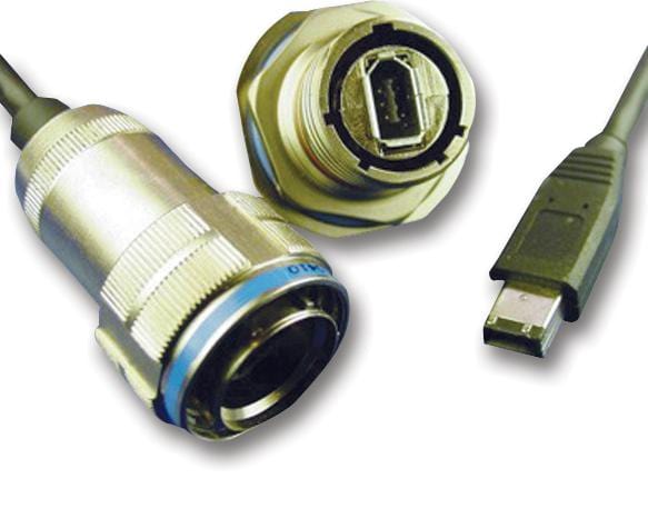 AMPHENOL SOCAPEX USB Sealed Connectors USBFTV22N SEALED USB, 2.0 TYPE A, RECEPTACLE, IP68 AMPHENOL SOCAPEX 2478041 USBFTV22N