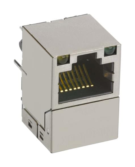 BEL MAGNETIC SOLUTIONS Plugs & Jacks V8BR-1AX1-HT RJ45 CONN, JACK, 8P8C, 1PORT, TH BEL MAGNETIC SOLUTIONS 3588277 V8BR-1AX1-HT