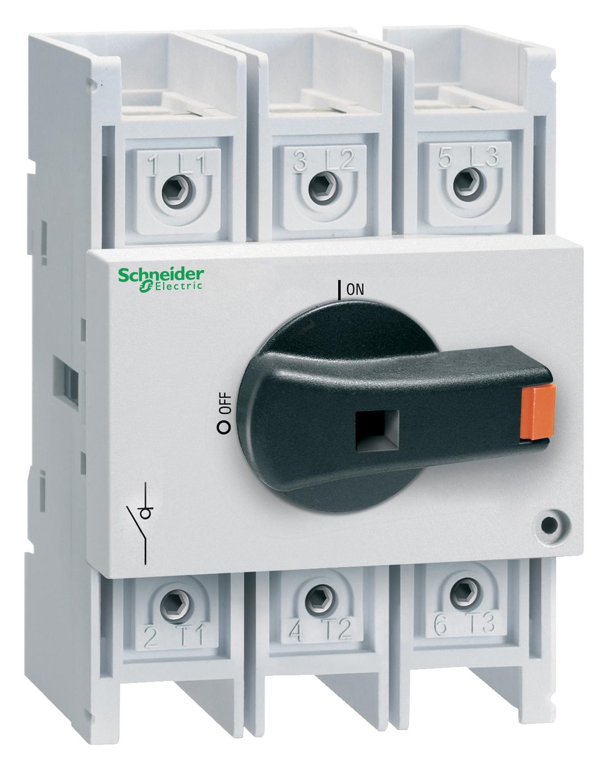 SCHNEIDER ELECTRIC Contact Blocks VLS3P080R2 DISCONNECTOR SW BODY, 3P, 80A, 690V SCHNEIDER ELECTRIC 3406338 VLS3P080R2