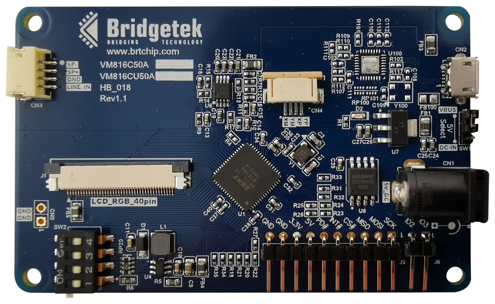 BRIDGETEK Audio / Video VM816CU50A-N CREDIT CARD BOARD, EMBEDDED VIDEO ENGINE BRIDGETEK 2931599 VM816CU50A-N