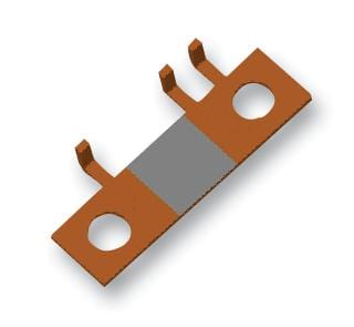 VISHAY Current Sense Resistors - Through Hole WSMS2908L5000JK RESISTOR, METER SHUNT, R0005, 5% VISHAY 1858301 WSMS2908L5000JK