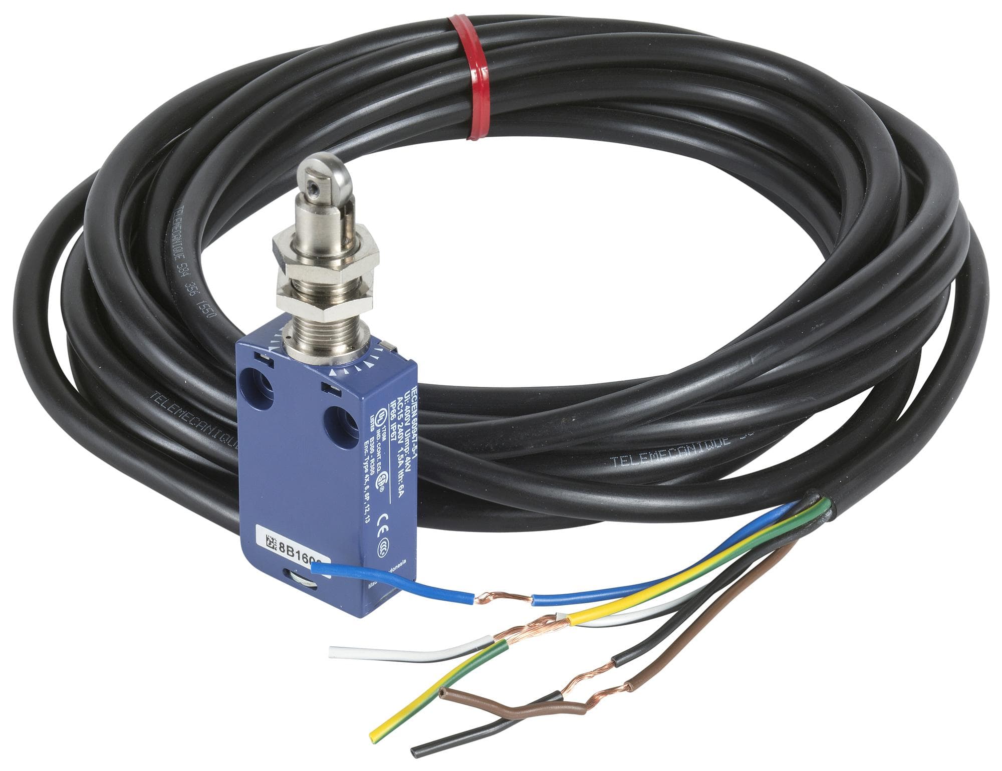 TELEMECANIQUE SENSORS Limit Switch XCMD21F2L2 LIMIT SW, PLUNGER, SPST-NO/NC, 1.5A TELEMECANIQUE SENSORS 3130527 XCMD21F2L2