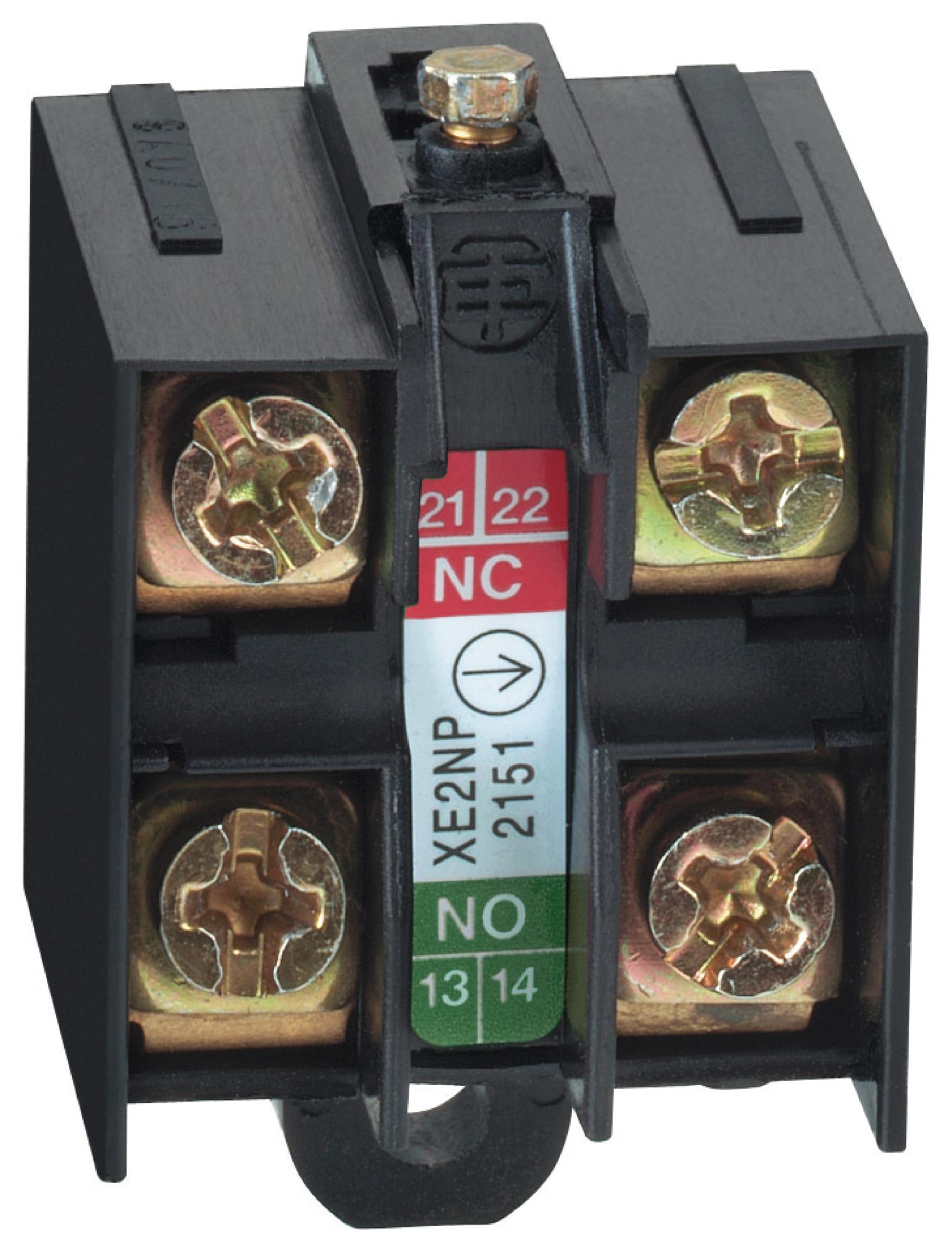 TELEMECANIQUE SENSORS Contact Blocks XE2NP2161 LIMIT SWITCH CONTACT BLOCK, 2 POLE TELEMECANIQUE SENSORS 3130735 XE2NP2161