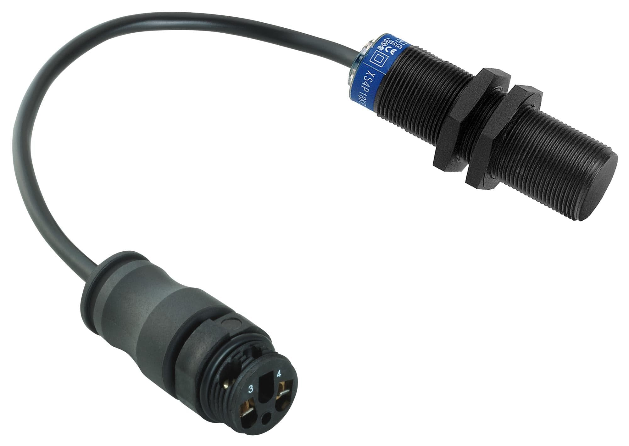 SCHNEIDER ELECTRIC Inductive XS4P18MA230L01B INDUCTIVE PROXIMITY SENSOR, 8MM, 240V SCHNEIDER ELECTRIC 3113390 XS4P18MA230L01B