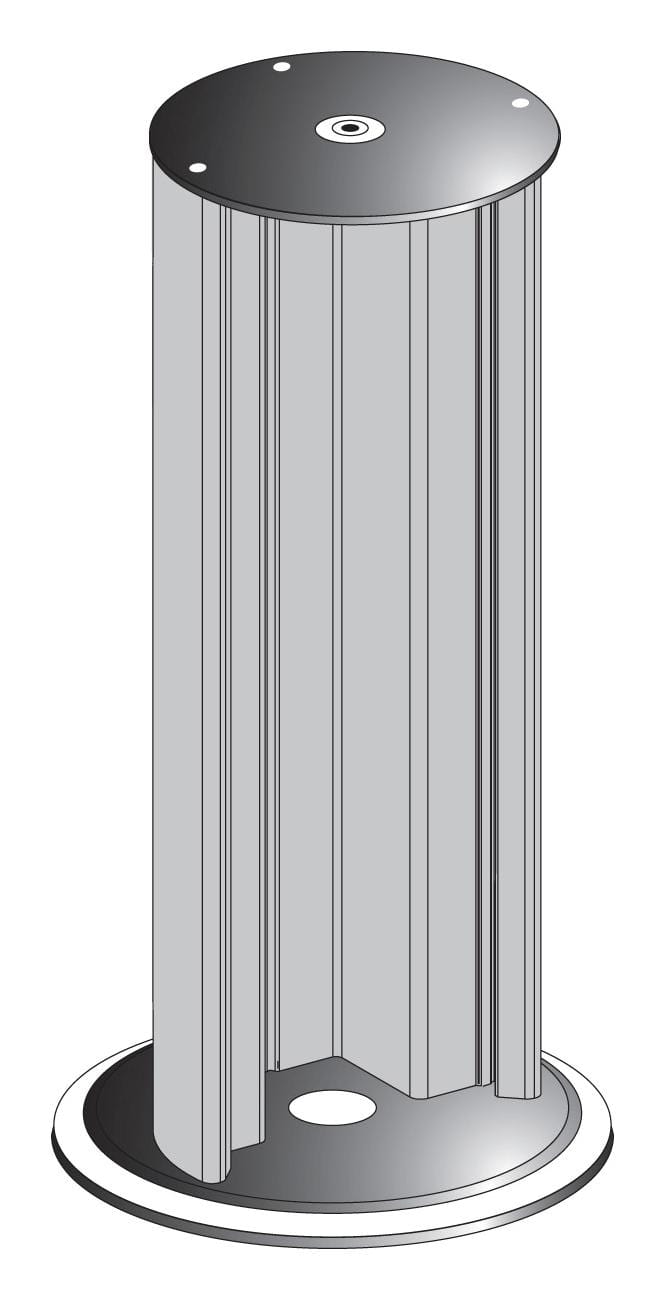TELEMECANIQUE SENSORS Mounting Devices XUSZSC202 FIXING BASE COLUMN, 1970MM LIGHT CURTAIN TELEMECANIQUE SENSORS 3130820 XUSZSC202