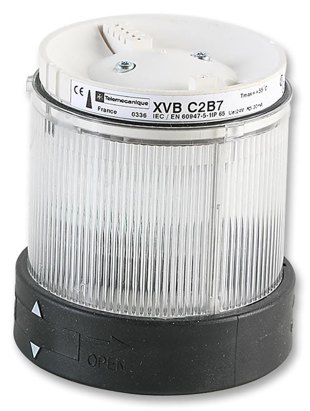 SCHNEIDER ELECTRIC Visual Signal Indicator Units XVB-C2B7 LENS UNIT, LED, 24V, CLR SCHNEIDER ELECTRIC 3715619 XVB-C2B7