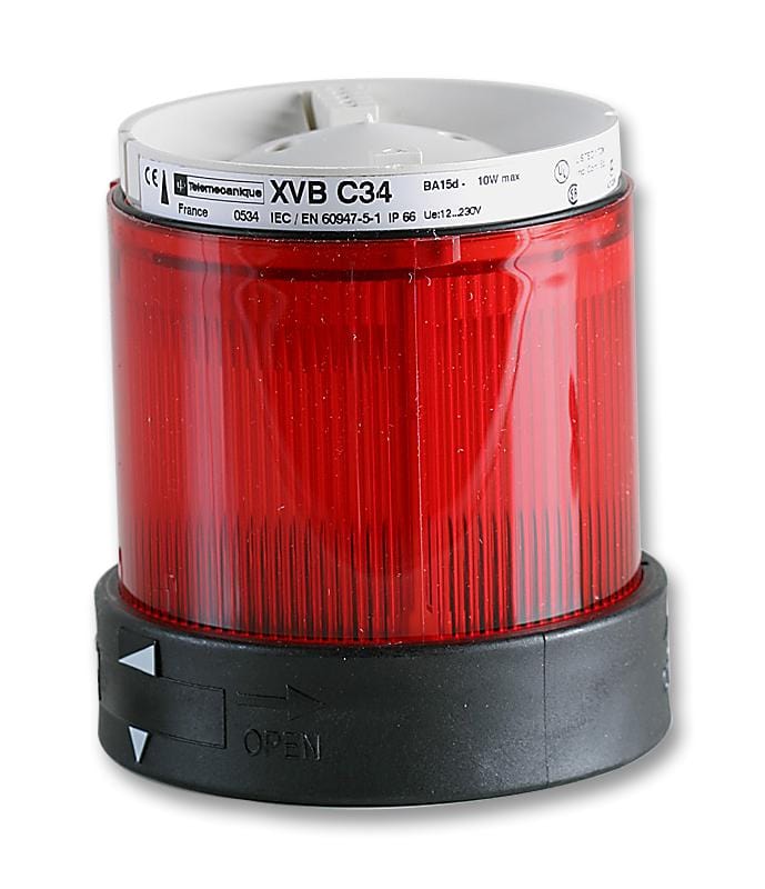 SCHNEIDER ELECTRIC Visual Signal Indicator Units XVB-C34 LENS UNIT, RED SCHNEIDER ELECTRIC 3715127 XVB-C34