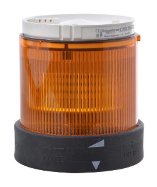 SCHNEIDER ELECTRIC Visual Signal Indicator Units XVBC2G5 VISUAL SIGNAL UNIT, STEADY, 70MM, ORANGE SCHNEIDER ELECTRIC 3116006 XVBC2G5