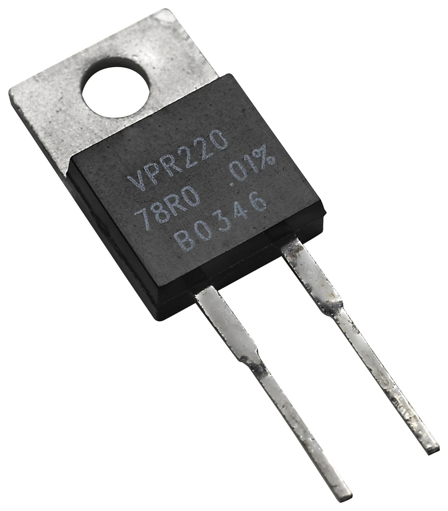 VISHAY FOIL RESISTORS Through Hole Resistors Y09260R50000F9L RES, 0R5, 1%, 8W, TO-220, METAL FOIL VISHAY FOIL RESISTORS 2820501 Y09260R50000F9L