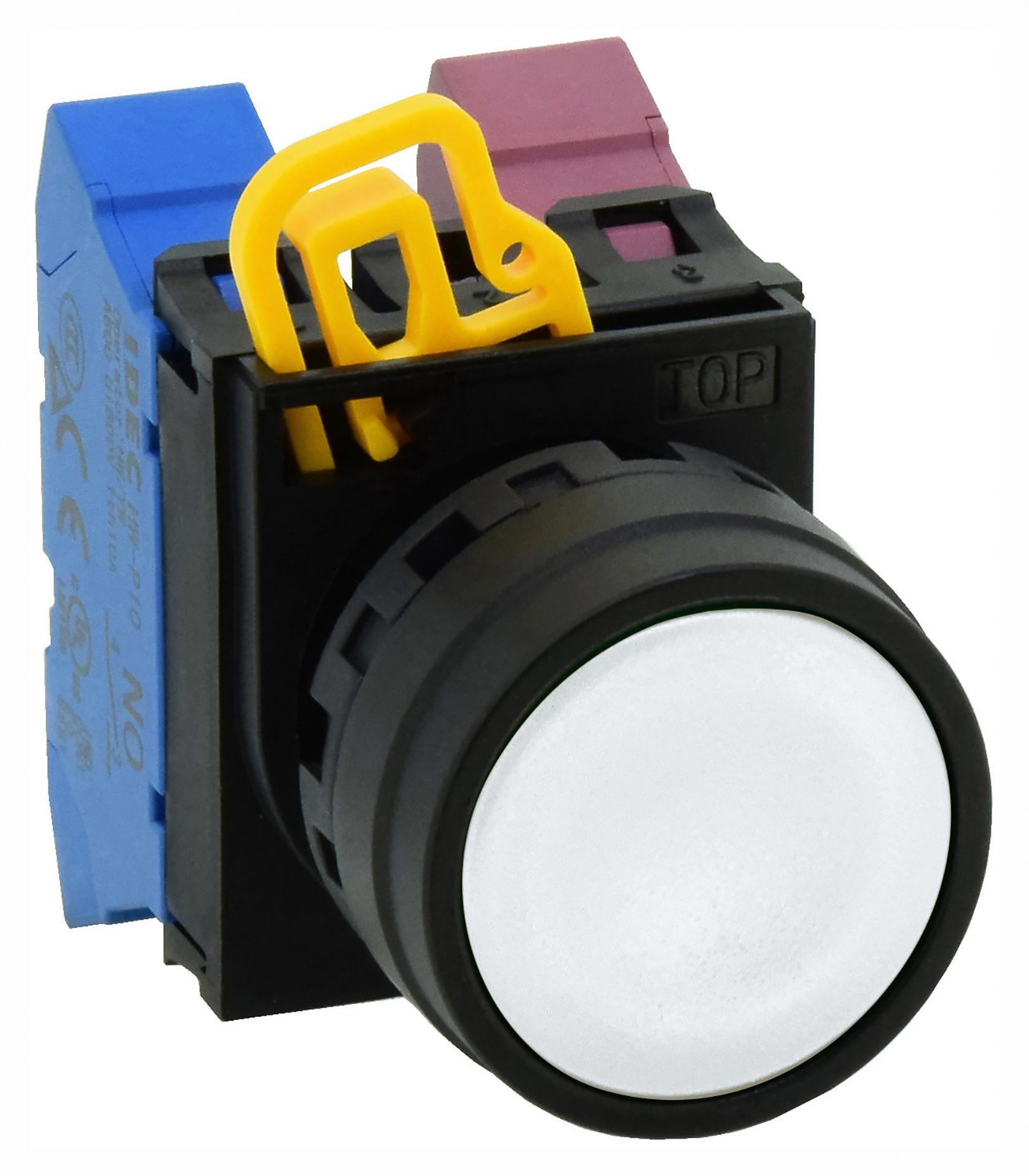 IDEC Actuators YW1B-A1W ACTUATOR, PUSHBUTTON SWITCH/PLASTIC/WHT IDEC 3770984 YW1B-A1W