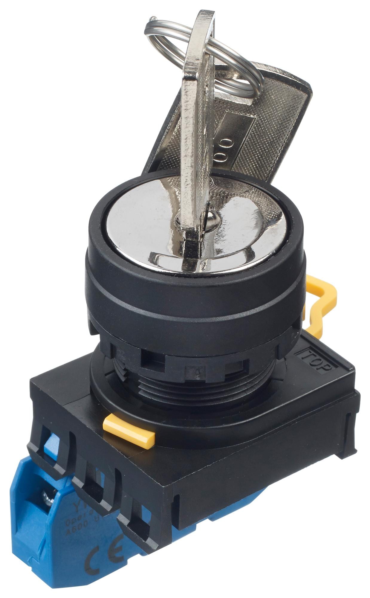 IDEC Key Operated YW1K-32CE21 KEYLOCK SW, DPST-NO, SPST-NC, 3 POS, 10A IDEC 2833860 YW1K-32CE21
