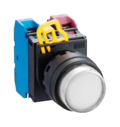 IDEC illuminated YW1L-AF2E10Q4PW PB SWITCH, SPST-NO, 24VAC, SCREW, WHITE IDEC 2833752 YW1L-AF2E10Q4PW