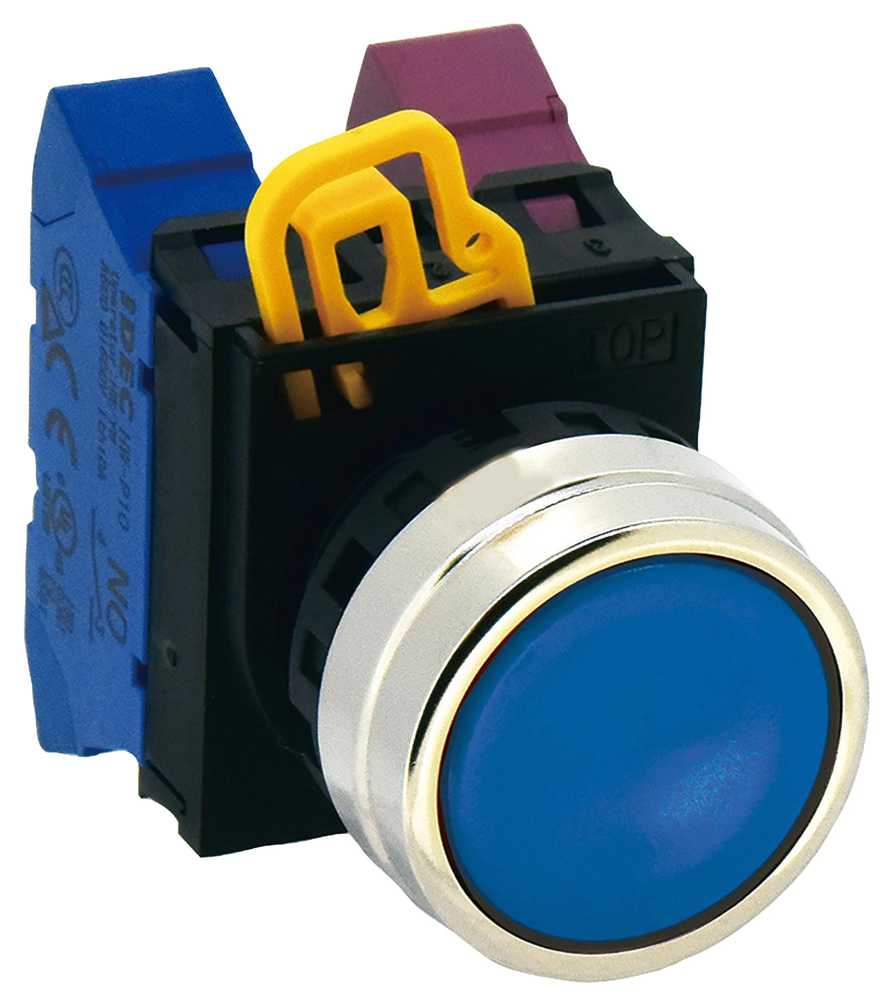 IDEC Actuators YW4B-A1S ACTUATOR, PUSHBUTTON SWITCH, METAL, BLUE IDEC 3770997 YW4B-A1S