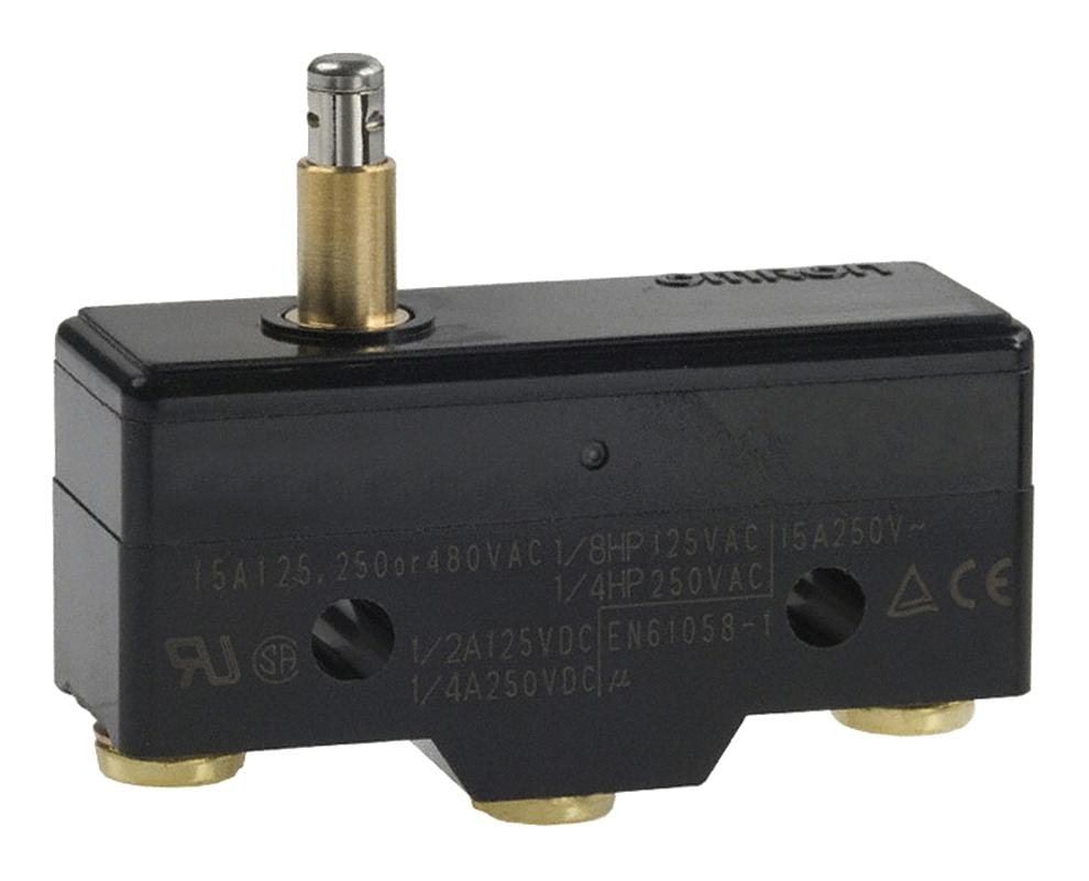 OMRON Microswitch Z-15GS-B MICROSWITCH, SPDT, 15A, 250VAC, SCREW OMRON 3413301 Z-15GS-B