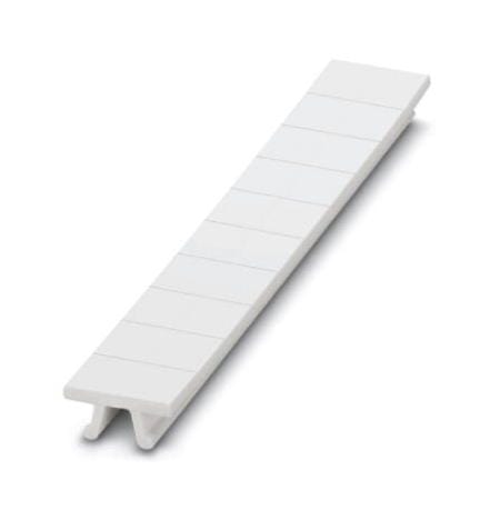PHOENIX CONTACT Terminal Block Markers ZB 7,62 CUS MARKER STRIP, BLANK, 7.62MM, WHITE, TB PHOENIX CONTACT 3242965 ZB 7,62 CUS