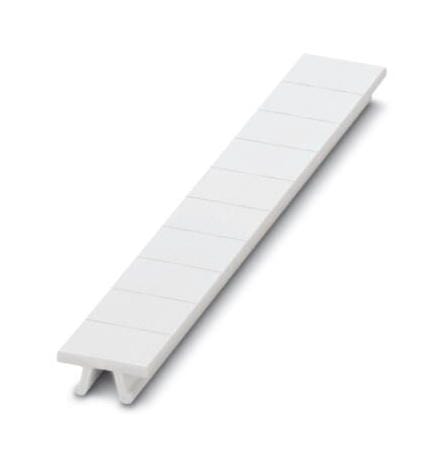 PHOENIX CONTACT Terminal Block Markers ZB 8/WH-100:UNBEDRUCKT MARKER STRIP, BLANK, 8.2MM, WHITE, TB PHOENIX CONTACT 3243043 ZB 8/WH-100:UNBEDRUCKT